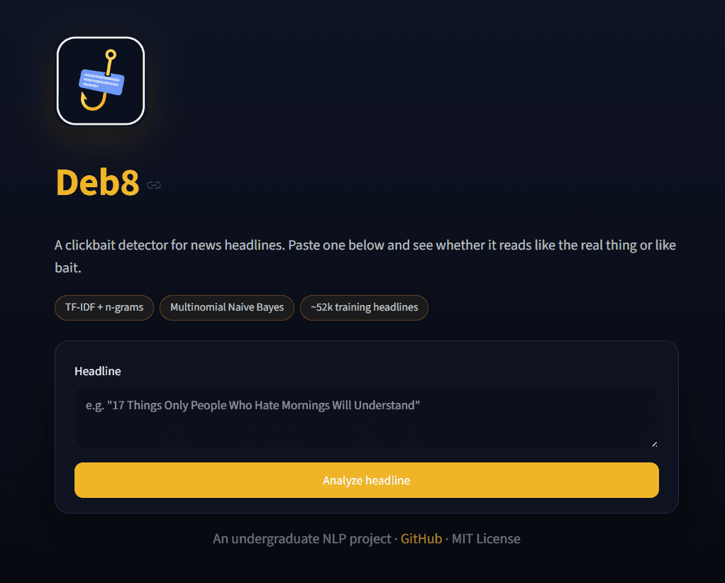 Screenshot of Deb8